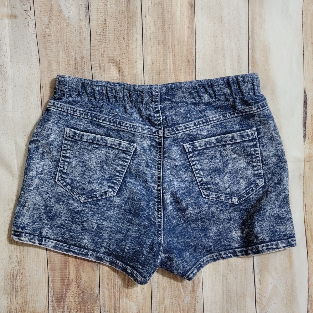Blue Spice Elastic Jean Shorts size M - Picture 5 of 5